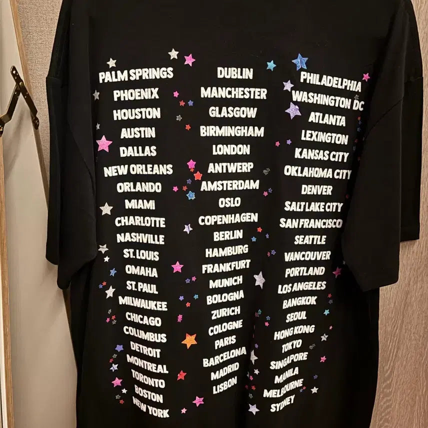 [BUNJANG] Olivia Rodrigo 2024 Tour Merchandise T-Shirt Black / 올리비아 로드리고 2024 투어 머천다이즈 티셔츠