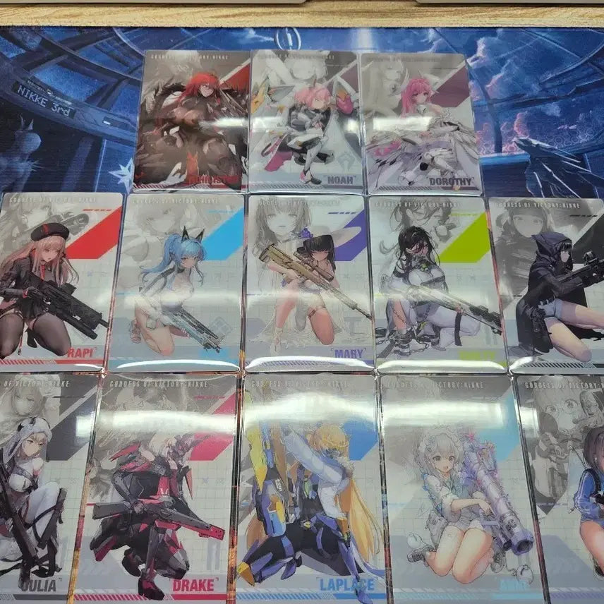 [BUNJANG] Niki GunGirl Metal Card Vol. 1 Bundle Set / 니케 건걸 메탈카드 vol.1 13종 일괄