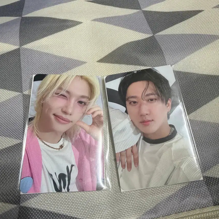 [BUNJANG] Stray Kids Felix Changbin Real Touch Photocard / 스트레이키즈 스키즈 리얼터치 포카 필릭스 창빈
