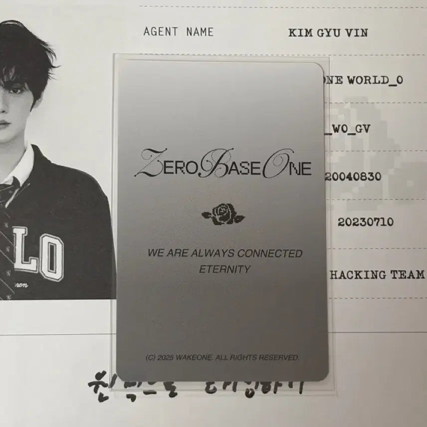 [BUNJANG] ZB1 Kim Gyuvin ANDABLE Photocard / 앤더블 김규빈 포토카드
