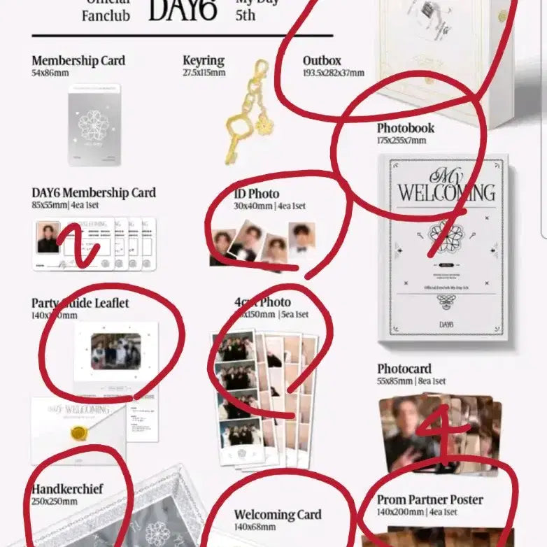 [BUNJANG] DAY6 My Day 5th Membership Kit / DAY6 데이식스 마이데이 5기 멤버십 키트