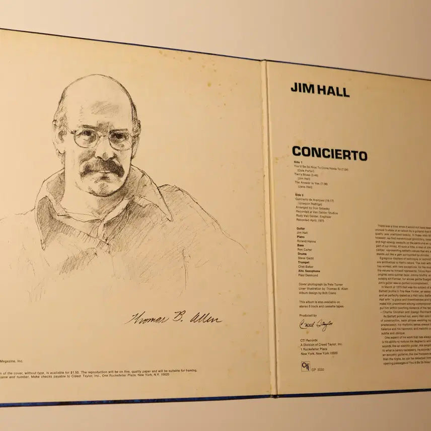 [BUNJANG] Jim Hall Concierto LP (1975 Japan First Press King Records) / [LP] Jim Hall (짐홀) - Concierto (1975 일본 초반 / 킹레코드)