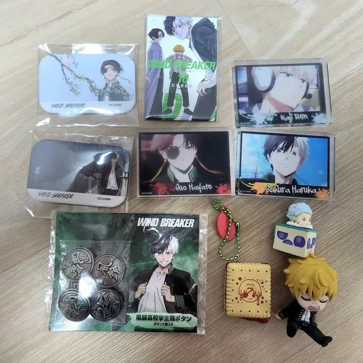 [BUNJANG] Winbre Fuyurin Uniform Button Suo Sakura Kaji Acrylic Block, Can Badge, Gacha, Keyring, Figure, Original Drawing, Bonus, Comic Book, Magnet Bundle Set / 일괄)윈브레 후우린 교복단추 스오 사쿠라 카지 아크릴 블럭 캔뱃지 디저트 가챠 키링 피규어 원화 특전 만화책 자석 마그넷