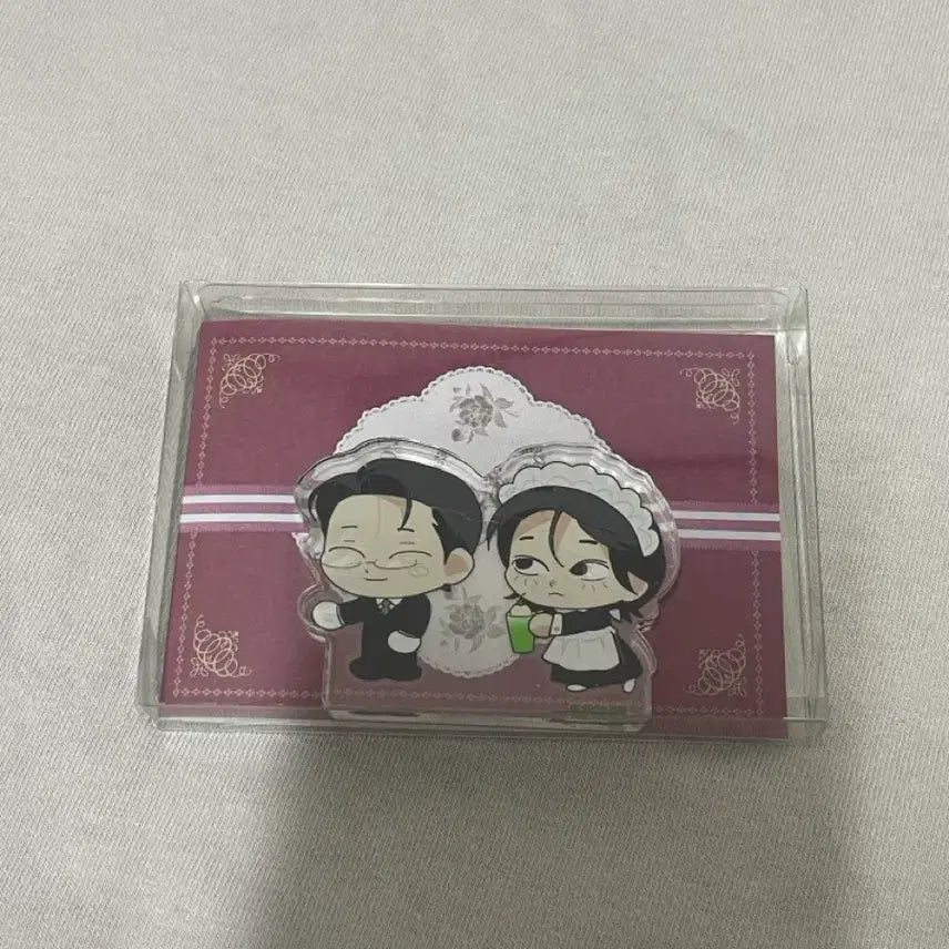 [BUNJANG] Joo Yi-pyeong Couple Acrylic Block (Le Bon Salon de Bon Version) - Sealed / 주의평화 sd 커플 아크릴블록 레봄 살롱드르봉