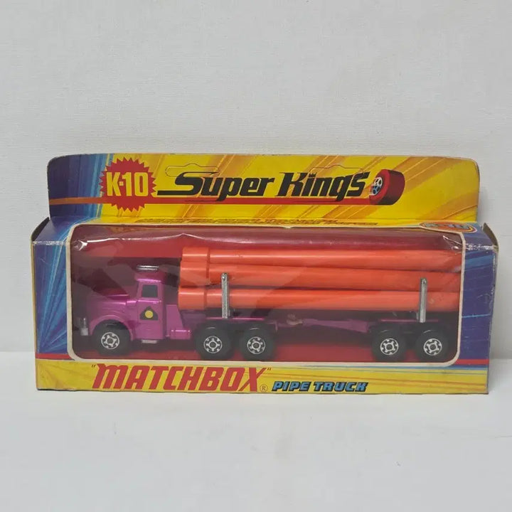 [BUNJANG] 1971 Matchbox Super Kings K-10 Pipe Truck Die-cast Model / 1971년 영국 매치박스 파이프트럭 다이캐스트 미니카