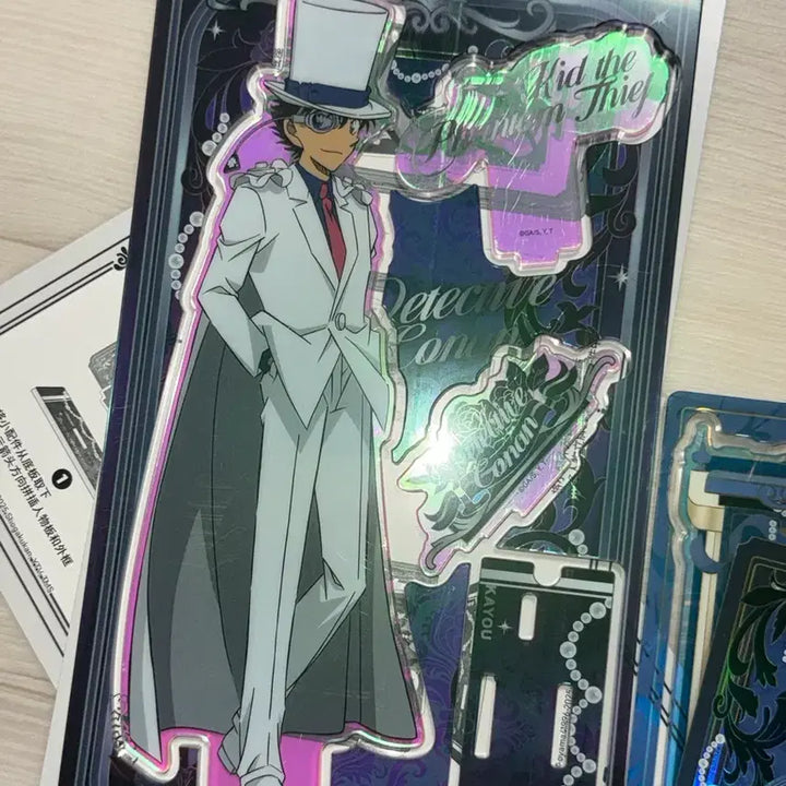 [BUNJANG] Detective Conan Kid the Phantom Thief &amp; Shinichi Kudo Acrylic Stand Bundle Set / 괴도키드 남도일 아크릴 일괄