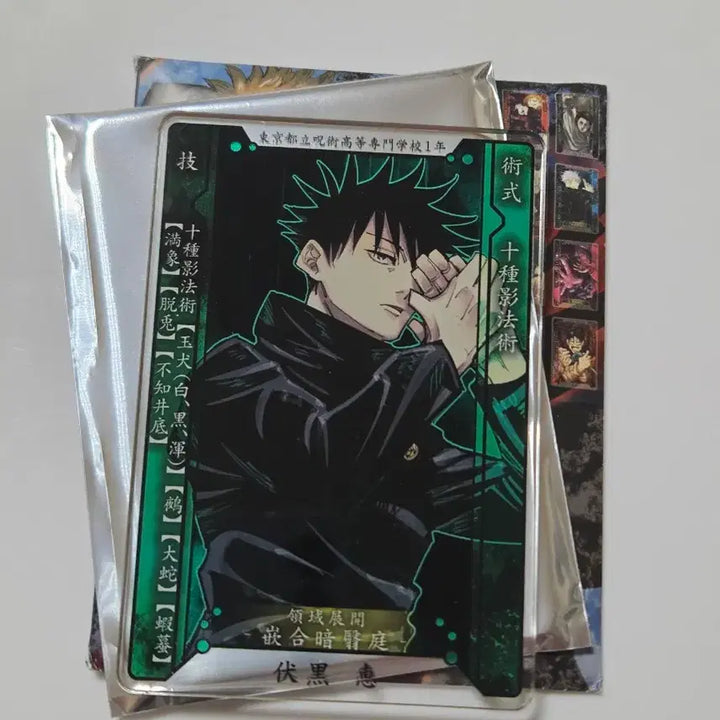 [BUNJANG] Jujutsu Kaisen Fushiguro Megumi Status Card Collection Vol. 1 / 주술회전 스테이터스 카드 컬렉션 1탄 후시구로 메구미