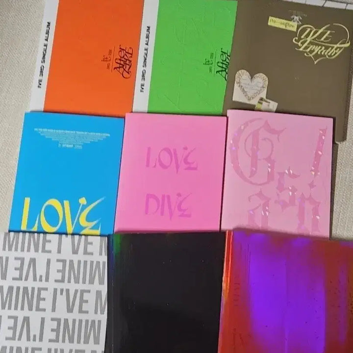 [BUNJANG] IVE Album Bundle Set (Unsealed) - Eleven, Love Dive, My, etc. / 일괄) 아이브 개봉 앨범 일레븐 러브다이브 마인 등 처분