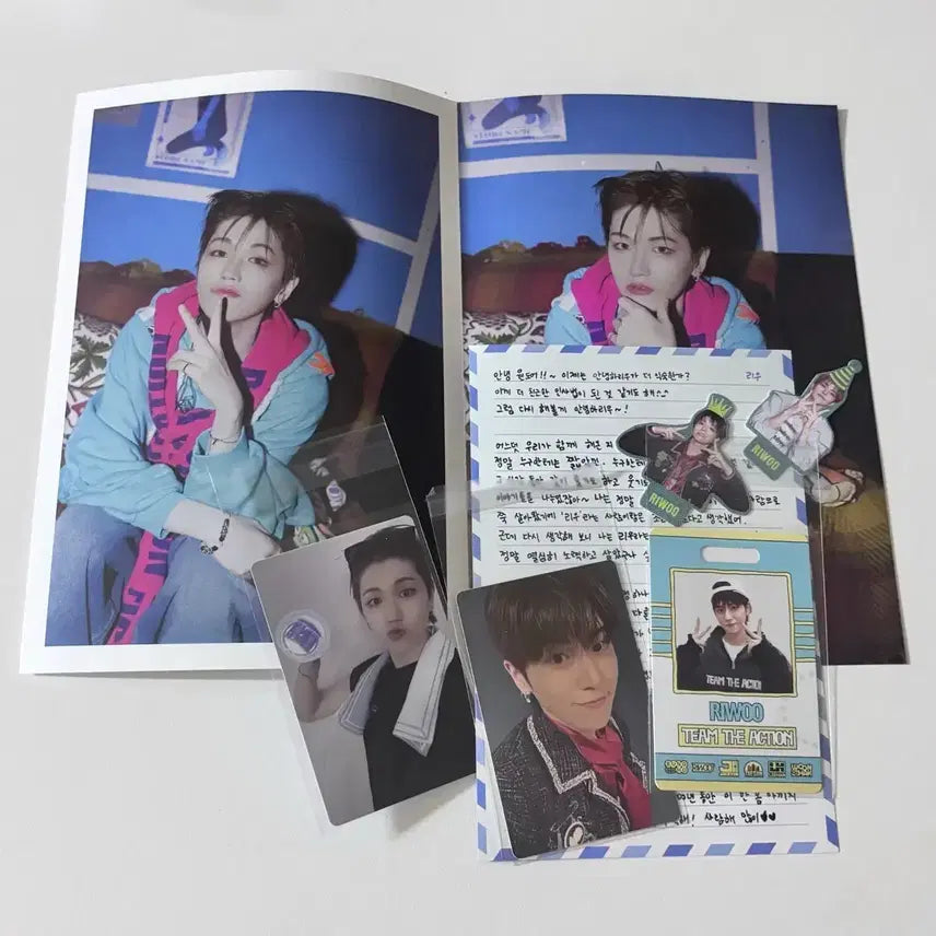 [BUNJANG] BOYNEXTDOOR Riwoo Knock On Concert Photocard Topper Set / 보이넥스트도어 보넥도 boynextdoor 리우 팬미팅 knock on 낙원 콘서트 포카 토퍼 세트