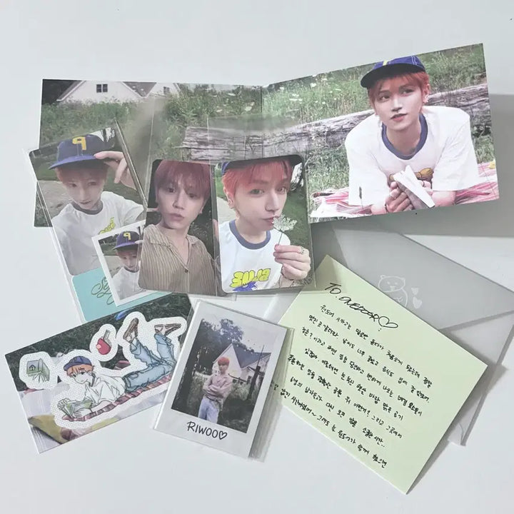 [BUNJANG] BoyNextDoor Riwoo Collect Book Vol. 3 Weverse POB Photocard Sticker Set / 보이넥스트도어 보넥도 리우 콜렉트북 콜북 vol.3 위버스 특전 포카 스티커 세트