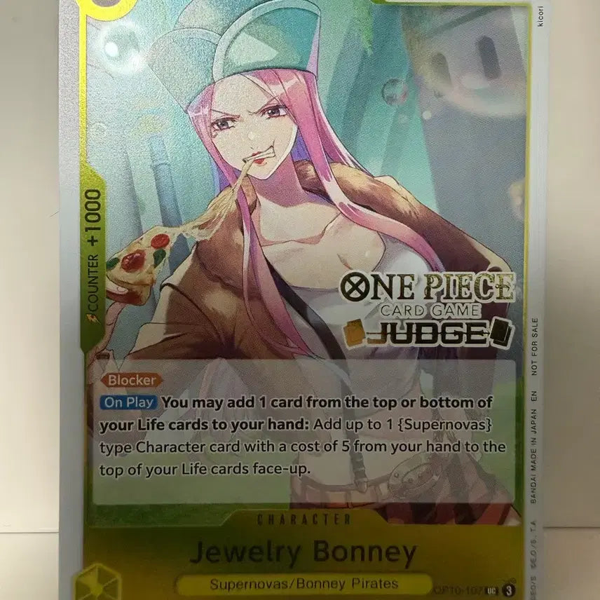[BUNJANG] One Piece Jewelry Bonney Card OP10-107 North America / [북미] 원피스 쥬얼리 보니 카드 op10-107