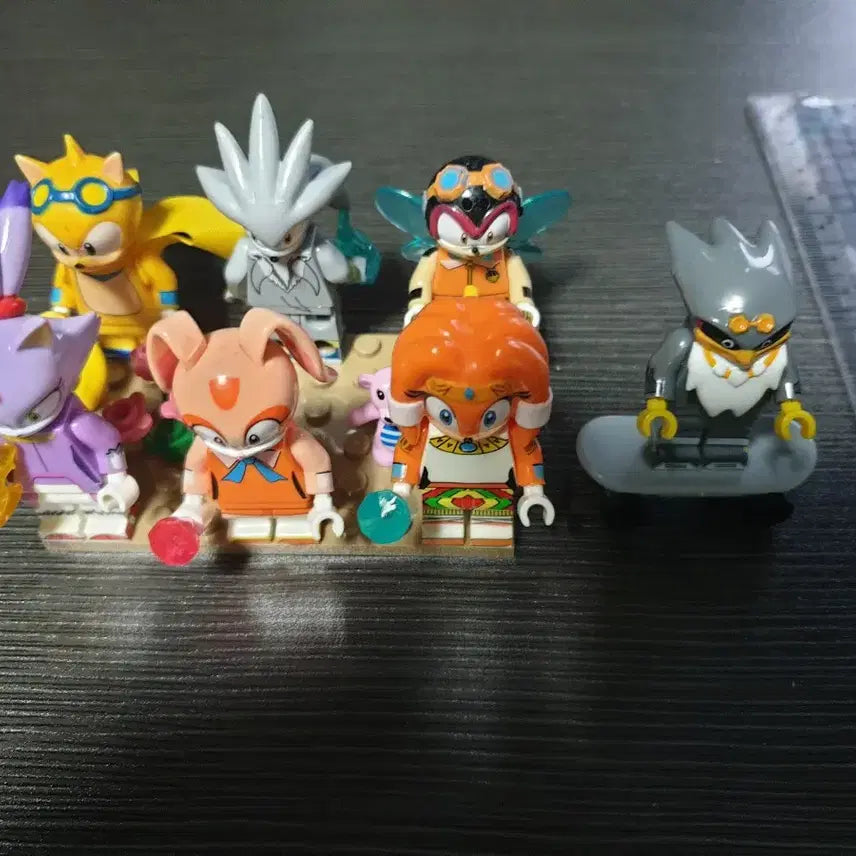 [BUNJANG] Sonic the Hedgehog 7-Figure Set Compatible with LEGO / 소닉 피규어 7종 세트 호환레고