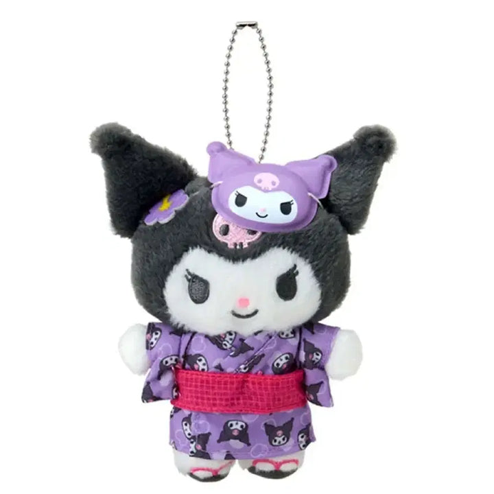[BUNJANG] Sanrio Kuromi Summer Festival Plush Keychain New / [당일발송] 산리오 쿠로미 여름축제 인형 키링 새상품