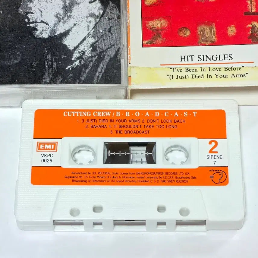 [BUNJANG] Cutting Crew Broadcast Cassette Tape / 커팅 크루(Cutting Crew) - Broadcast 카세트테이프