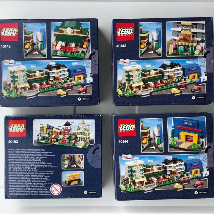 [BUNJANG] LEGO Bricktober 4-Set Bundle (Train Station, Bakery, Town Hall, TRU Store) / 레고 브릭토버 4종 세트 (기차역, 베이커리, 타운홀, 토이저러스 스토어)