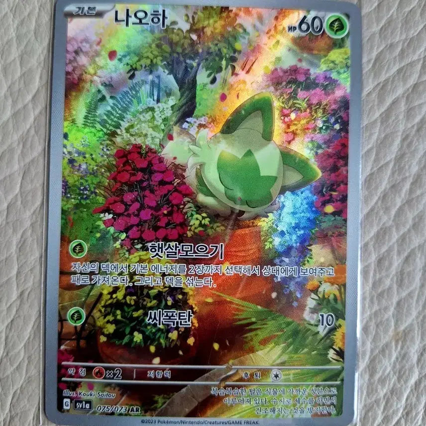 [BUNJANG] Pokemon Card Naoa AR Rare / 포켓몬카드 나오하 AR