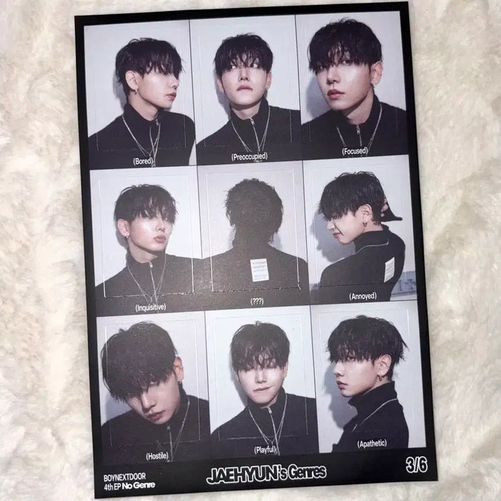 [BUNJANG] BOYNEXTDOOR Myung Jaehyun No Genre Album Sticker Set / 보넥도 명재현 스티커 노장르 앨범 구성품