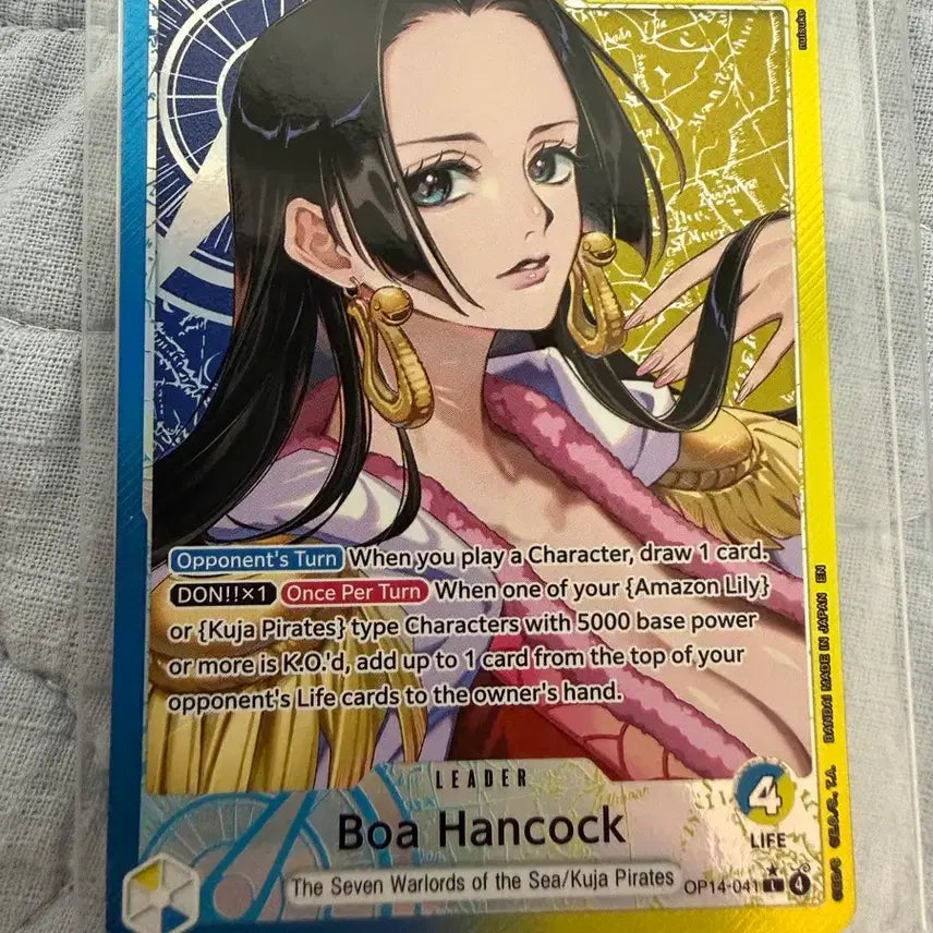 [BUNJANG] One Piece Boa Hancock Leader Card OP14-041 / [북미] 원피스  보아 핸콕 리더 카드 OP14-041