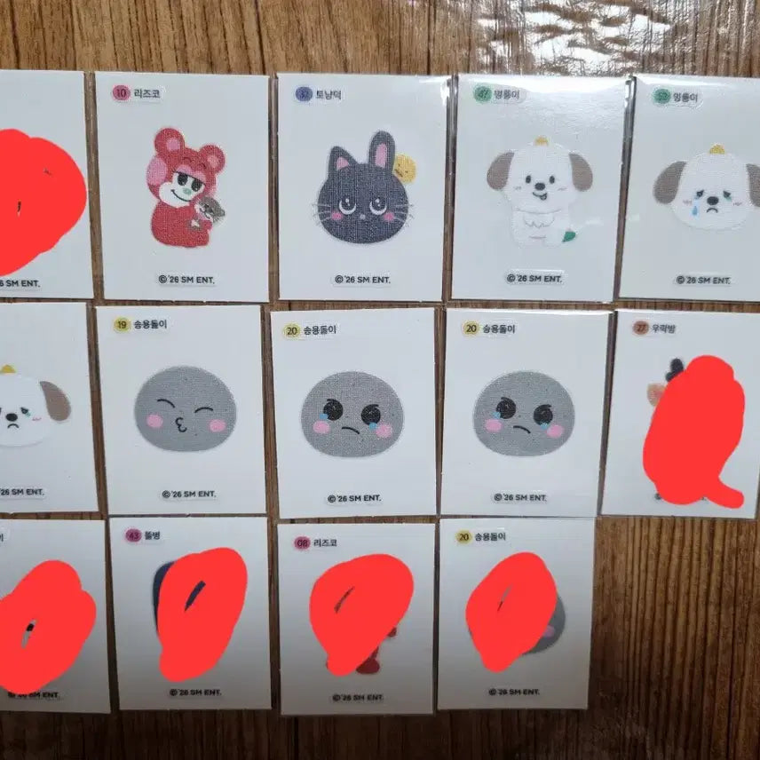 [BUNJANG] RIIZE Stickers Bundle Set / 라이즈띠부씰판매