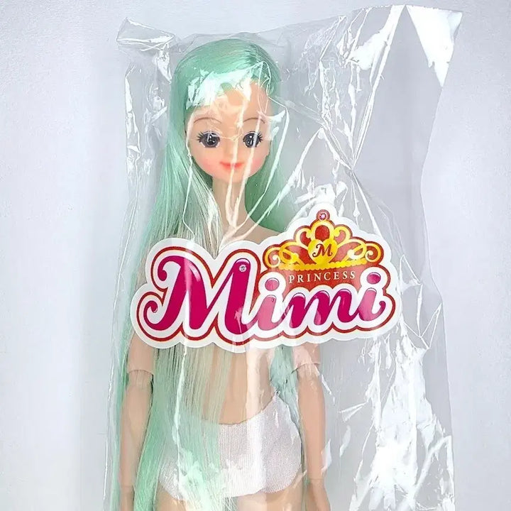 [BUNJANG] Mimi World Custom Articulated Doll Mint Hair / 무배 / 미미월드 커스텀 관절 민트머리