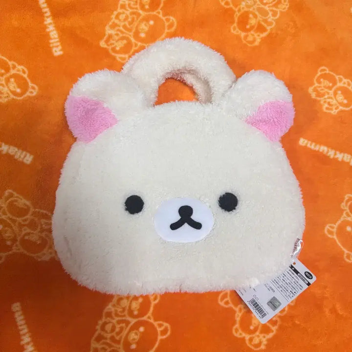 [BUNJANG] San-X Rilakkuma Fluffy Teddy Tote Bag / 산엑스 모후모후 코리락쿠마 뽀글이 토트백