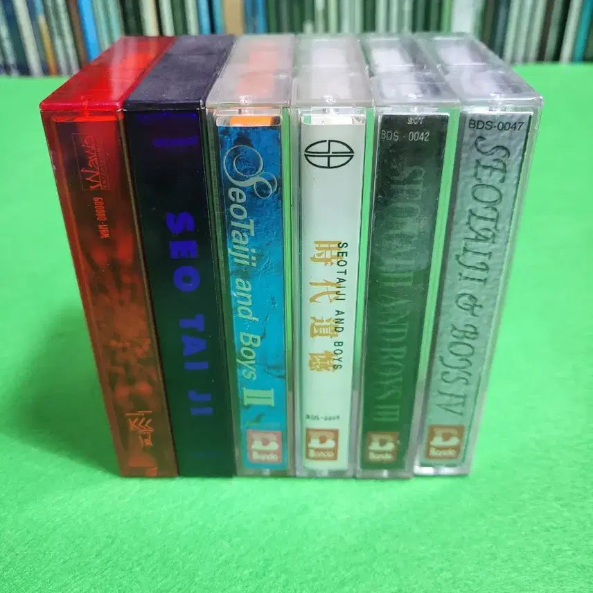 [BUNJANG] Seo Taiji and Boys Music Cassette Tapes 6-Piece Set / 서태지와 아이들 음반 카세트 테이프 6개