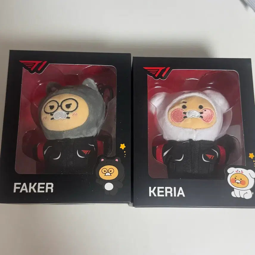 [BUNJANG] T1 Faker Keria Chunsiki Doll Bundle Set / T1 춘식이 페이커, 케리아 인형 일괄