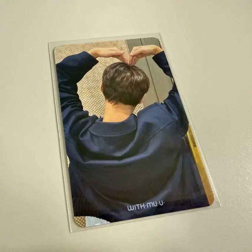 [BUNJANG] Park Jihoon WithMuu Double Heart POB Photocard / 박지훈 위드뮤 양면하트 미공포 포카