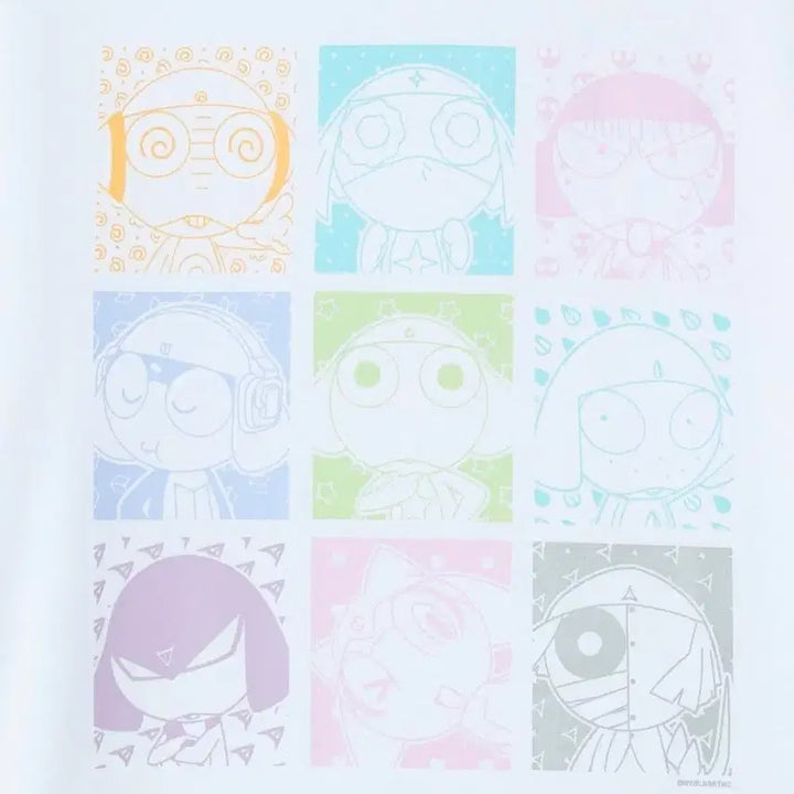 [BUNJANG] SPAO Keroro Frog Short Sleeve T-Shirt M / 미개봉 믹스 M 스파오 개구리 중사 케로로 반팔 티셔츠