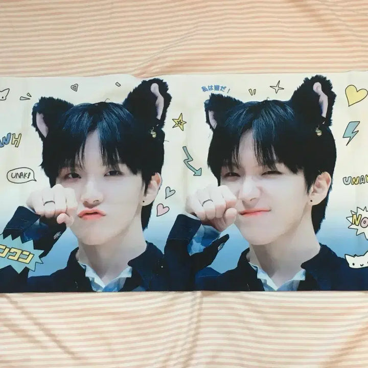 [BUNJANG] BOYNEXTDOOR Woonhak Hi-er Slogan Towel / 보넥도 운학 슬로건 (하이어)