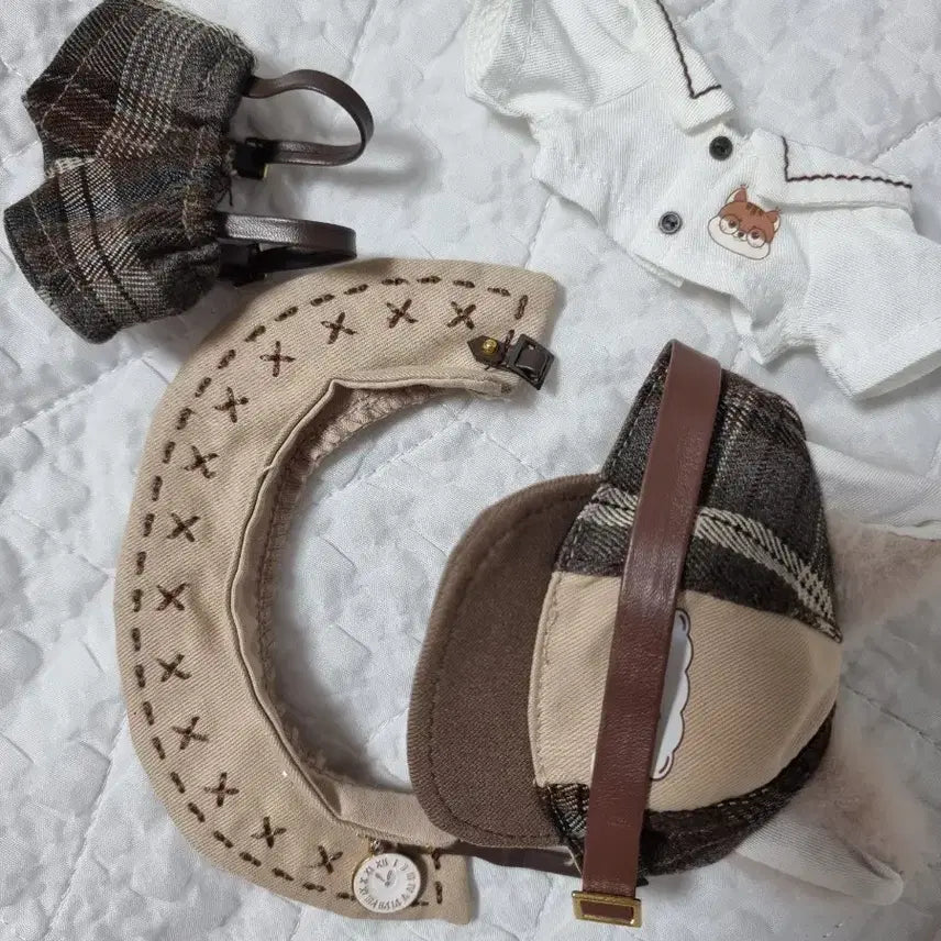 [BUNJANG] Triple Cream Squirrel Detective 10cm Doll Clothes / 트리플크림 다람쥐탐정 10cm 솜인형 옷
