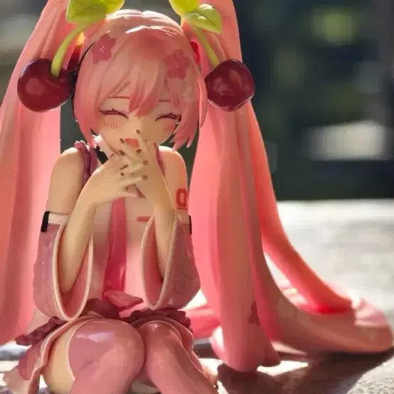 [BUNJANG] FURYU Sakura Miku "Smiling Miku" Figure / 2023 후류 사쿠라 미쿠 누들스토퍼 닛코리 눈웃음