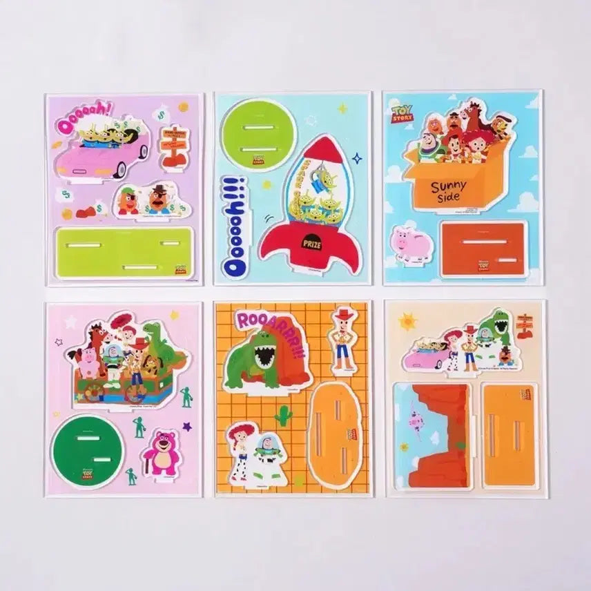 [BUNJANG] Disney Pixar Toy Story Random Acrylic Standee (Jessie, Buzz, Woody, Rex) / 다이소 픽사 토이스토리 랜덤 아크릴 스탠드 제시 버즈 우디 렉스