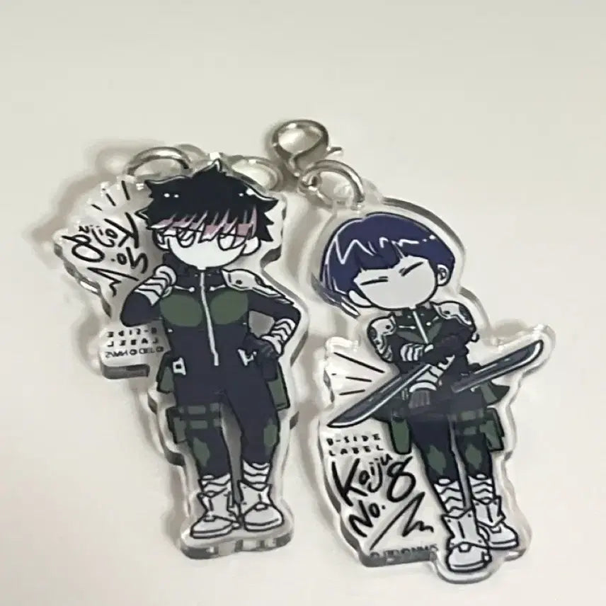 [BUNJANG] Kaiju No. 8 Hoshina &amp; Narumi B-Side Acrylic Keychain / 괴수8호 호시나&amp;나루미 비사이드 아크릴 키링