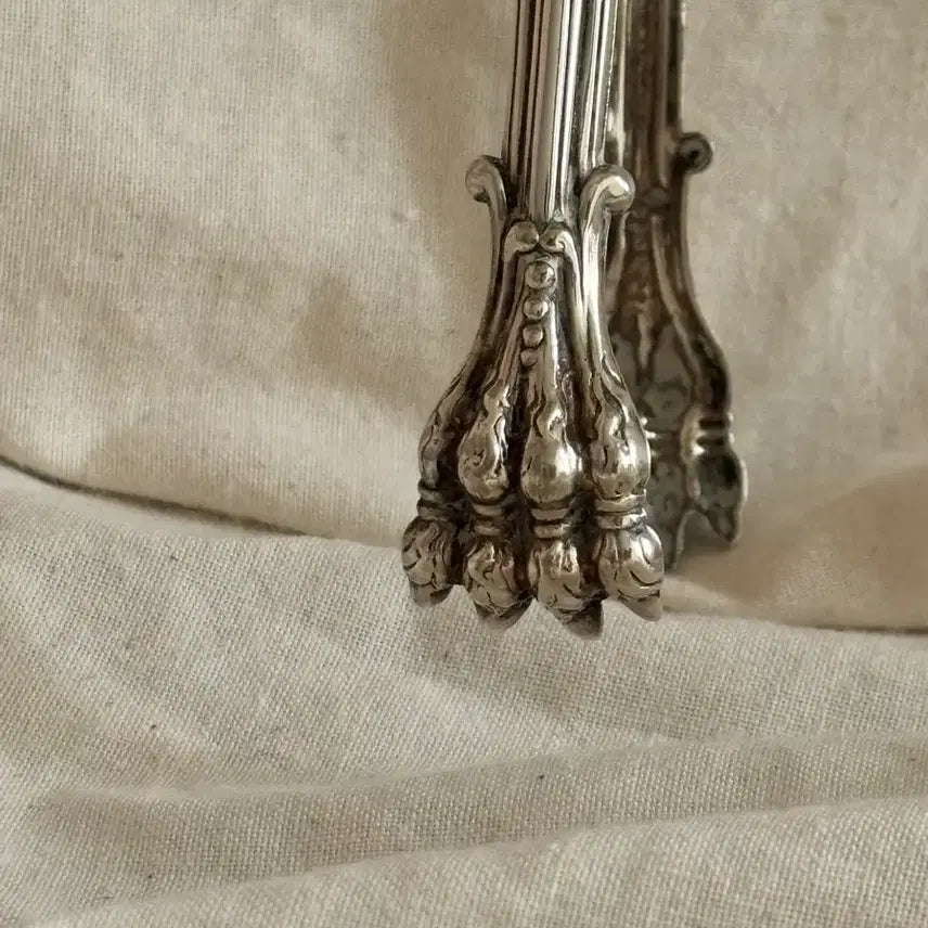 [BUNJANG] French Silverplate Sugar Tongs / 프랑스 : 실버플레이트 집게 (슈가텅)