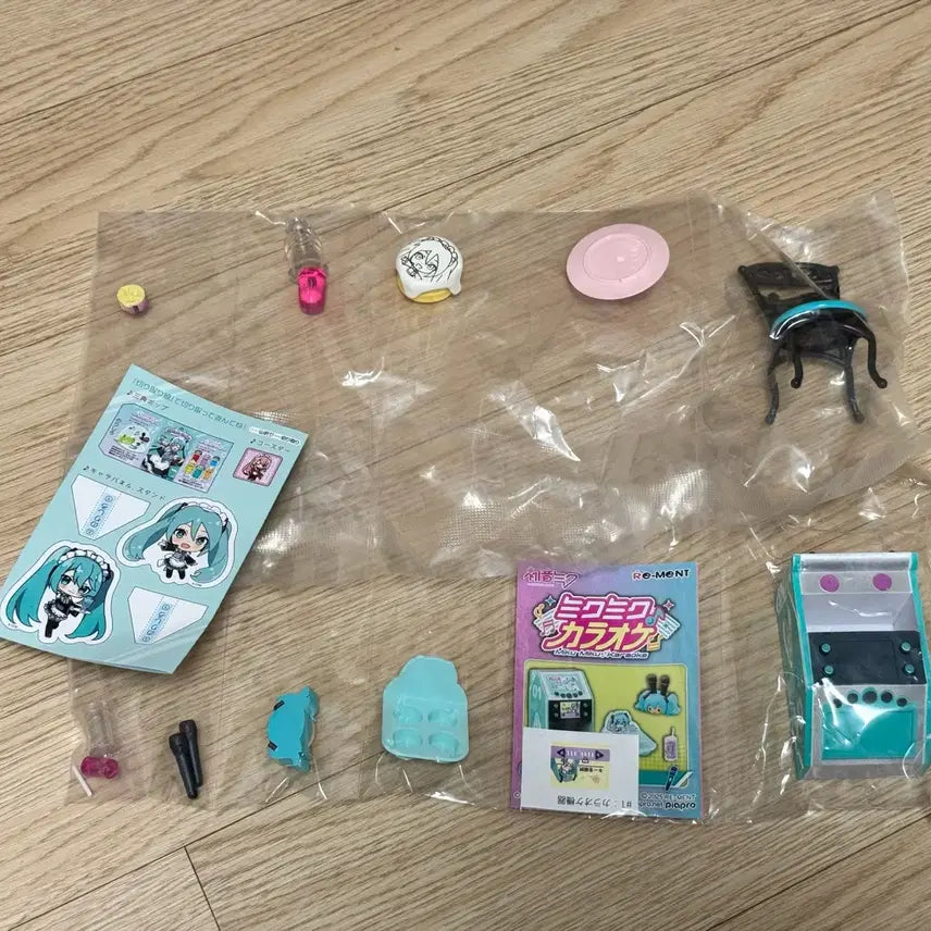 [BUNJANG] Re-Ment Miku Shokugan Bundle Set Karaoke Cafe / 리멘트 미쿠 식완 2개 일괄 노래방 카페