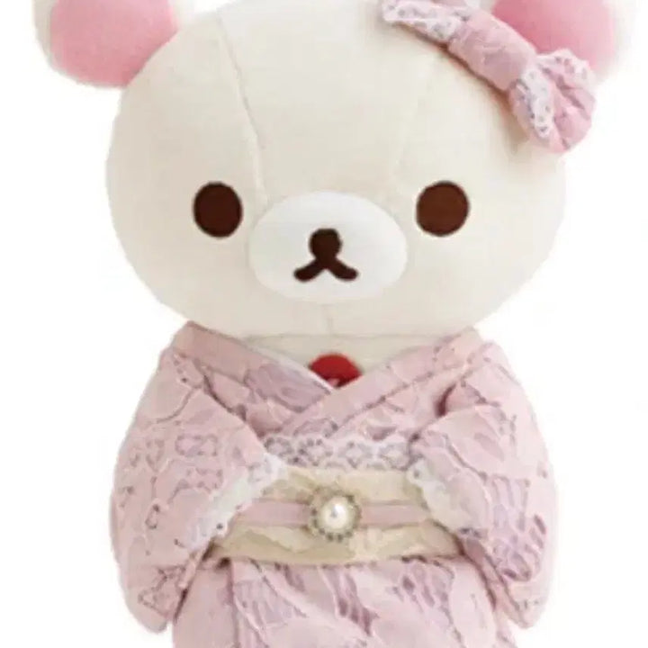 [BUNJANG] San-X Korilakkuma Pink Lace Kimono Limited Edition Plush / 코리락쿠마 인형 핑크 레이스 기모노 한정판 누이