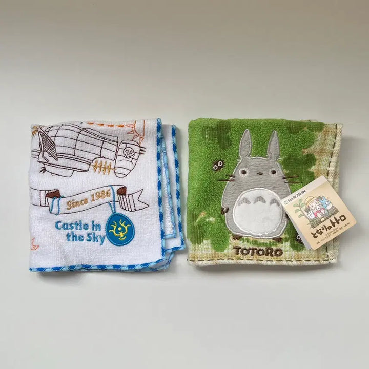 [BUNJANG] Studio Ghibli Castle in the Sky Handkerchief / 지브리 천공의 성 라퓨타 손수건