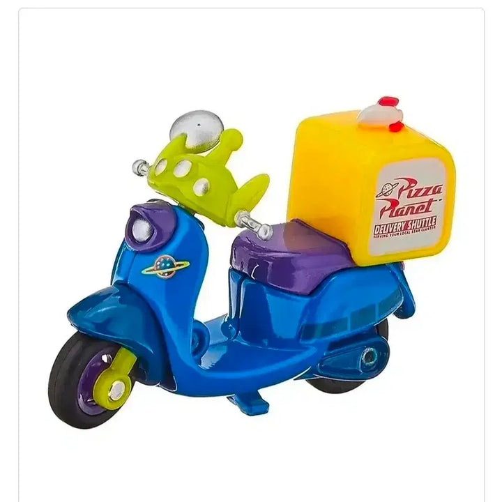 [BUNJANG] Disney Motors Alien Pizza Bike Tomica / 디즈니모터스/알린 피자바이크 토미카