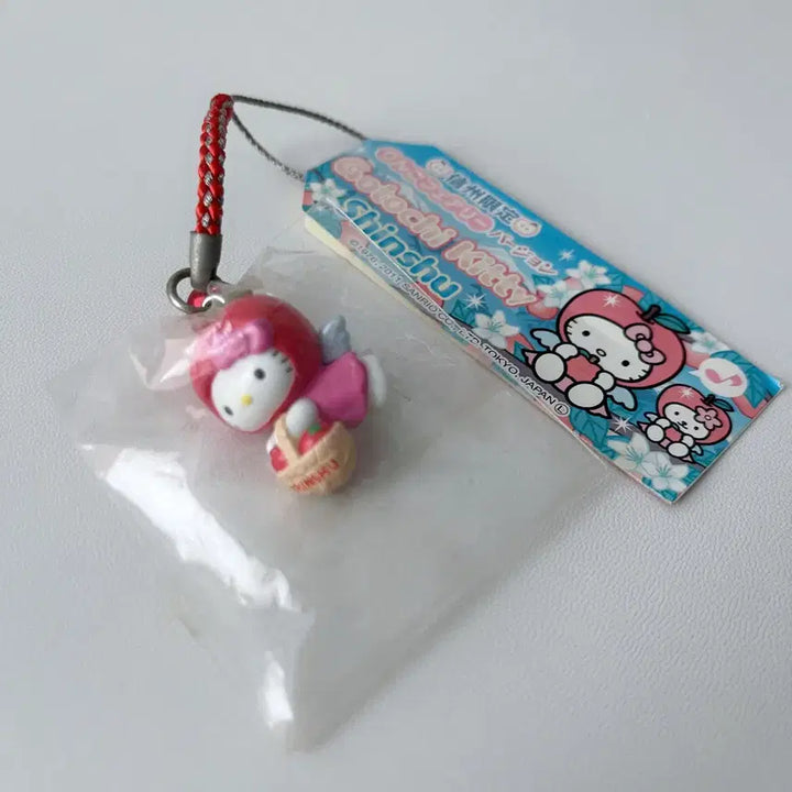 [BUNJANG] Sanrio Hello Kitty Classic Strap Shinshu Limited Apple Kitty / 미개봉) 헬로키티 고전 스트랩 신슈 한정 사과키티
