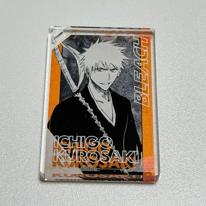 [BUNJANG] Bleach Ichigo Kurosaki Domino Acrylic Keychain / 블리치 쿠로사키 이치고 도미노풍 아크릴 키홀더