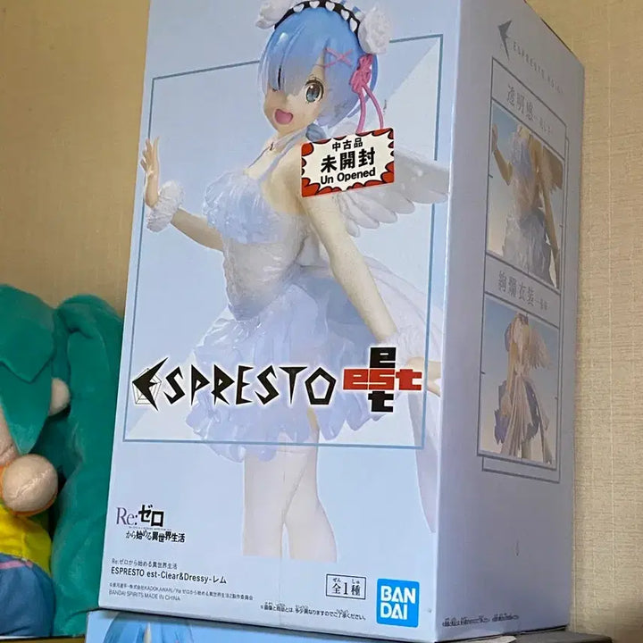 [BUNJANG] Re:Zero Ram Angel Figure Clear Dress Version / 미개봉! 리제로 렘 천사 피규어 클리어 드레시