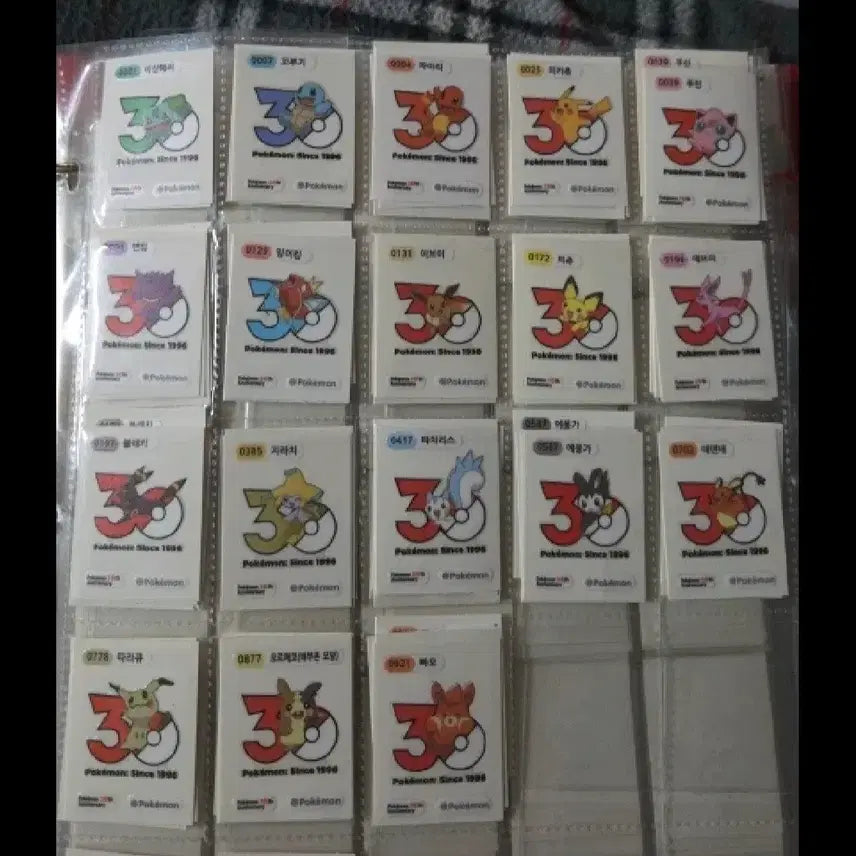 [BUNJANG] Pokemon Stickers Season 5 150-Piece Set / 2000부터 포켓몬 띠부씰 시즌5 개별판매