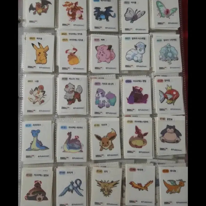 [BUNJANG] Pokemon Stickers Season 5 150-Piece Set / 2000부터 포켓몬 띠부씰 시즌5 개별판매