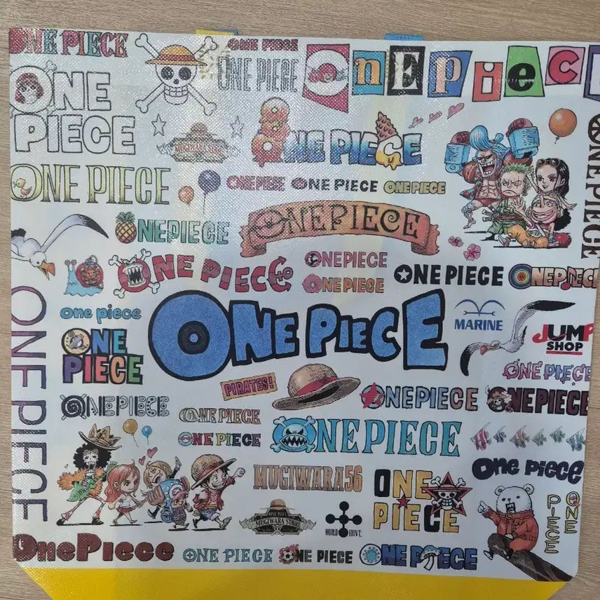 [BUNJANG] Jump Shop Pop-Up One Piece Illustration Shopping Bag / 점프샵 팝업 원피스 일러스트 쇼핑백