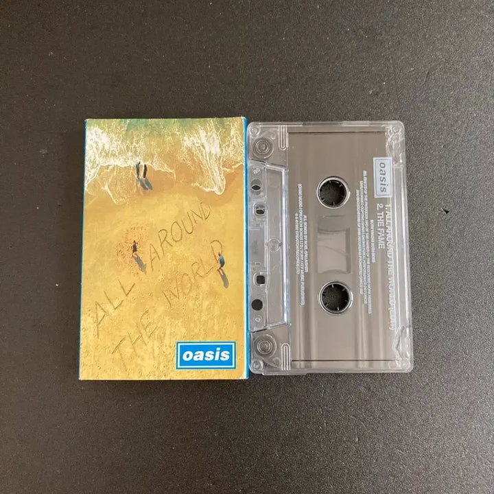 [BUNJANG] Oasis All Around The World UK Release Single Cassette Tape / 오아시스-All Around The World UK발매 싱글카세트테입