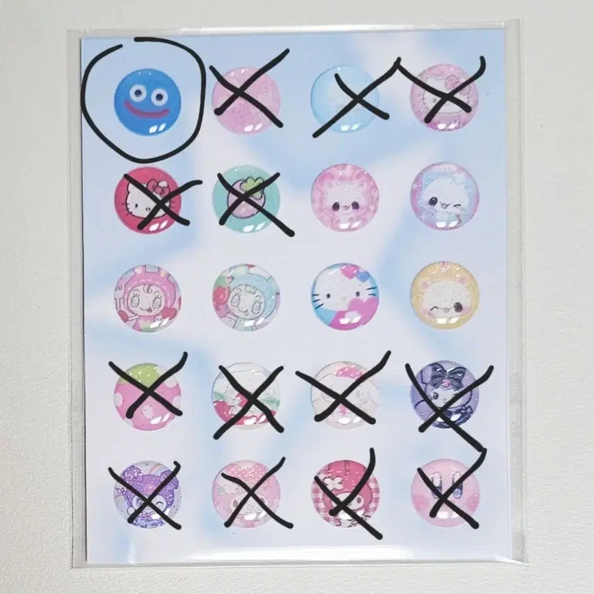[BUNJANG] Tamagotchi Paradise Purple Custom Kuromi Inner Pages / 다마고치 파라다이스 보라퍼플 커스텀 쿠로미 속지