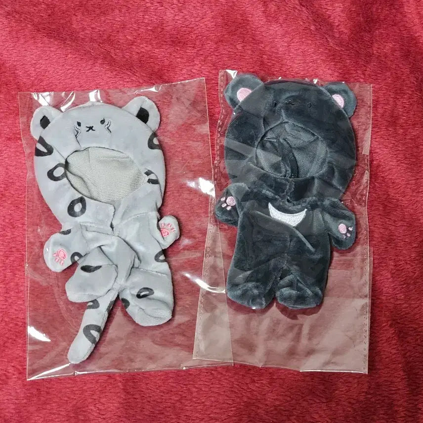 [BUNJANG] Stay With Me Snow Leopard Bear Outfit Set / 내스급 설표,곰 인형옷