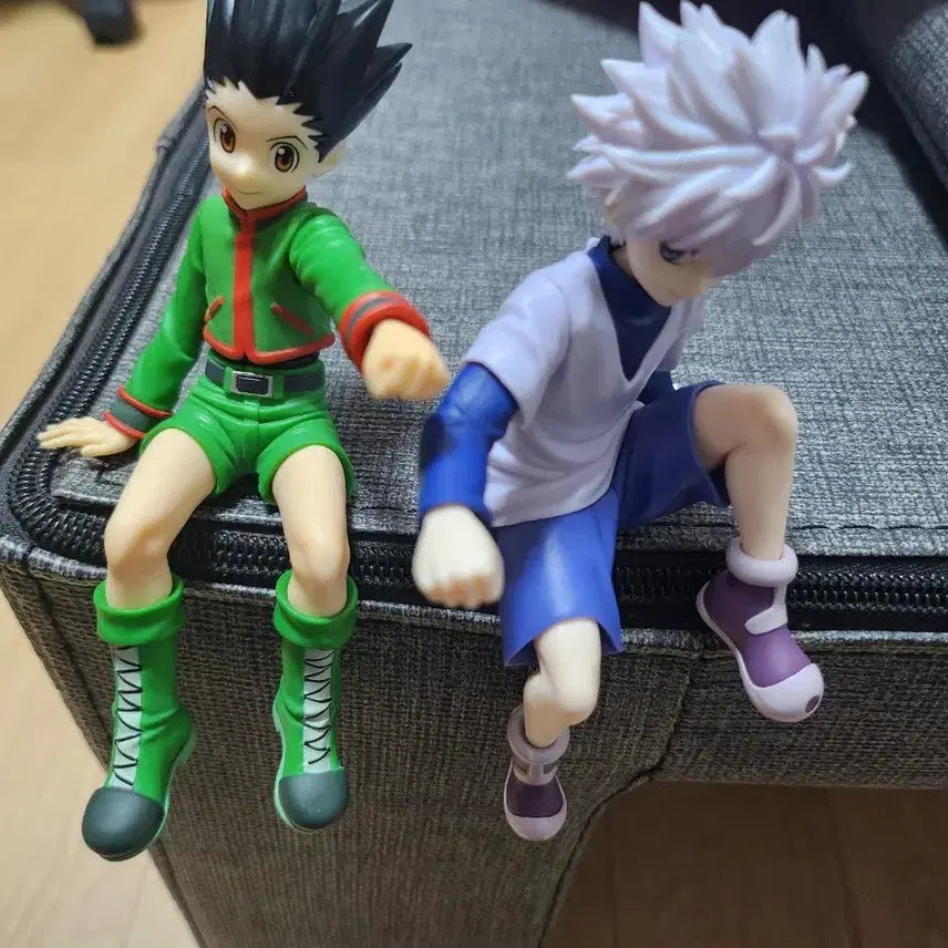 [BUNJANG] Hunter x Hunter Gon &amp; Killua Noodle Stopper Figure / 헌터x헌터 곤, 키르아 누들 스토퍼 피규어 판매합니다