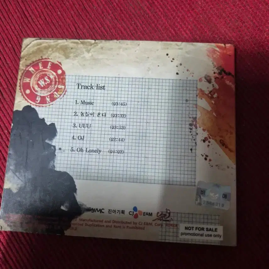 [BUNJANG] Wheesung Mini Album Signed Album / 휘성 미니앨범 사인반
